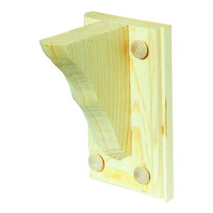 Waddell Wood Shelf Bracket Cream 4 x 6inch Waddell Wood Shelf Bracket Cream 4 x 6inch